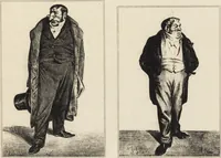 An illustration from Catalogue raisonné de l'oeuvre lithographié de Honoré Daumier (1904)