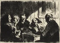 An illustration from Catalogue raisonné de l'oeuvre lithographié de Honoré Daumier (1904)