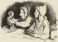 Picture 50 of 114 from Catalogue raisonné de l'oeuvre lithographié de Honoré Daumier (1904), leaf 334