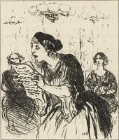 An illustration from Catalogue raisonné de l'oeuvre lithographié de Honoré Daumier (1904)