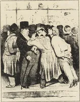 An illustration from Catalogue raisonné de l'oeuvre lithographié de Honoré Daumier (1904)