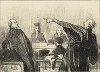 An illustration from Catalogue raisonné de l'oeuvre lithographié de Honoré Daumier (1904)