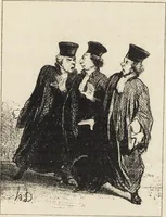 An illustration from Catalogue raisonné de l'oeuvre lithographié de Honoré Daumier (1904)