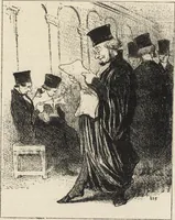 An illustration from Catalogue raisonné de l'oeuvre lithographié de Honoré Daumier (1904)