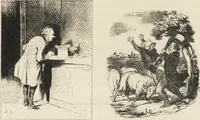 An illustration from Catalogue raisonné de l'oeuvre lithographié de Honoré Daumier (1904)
