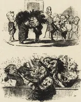 An illustration from Catalogue raisonné de l'oeuvre lithographié de Honoré Daumier (1904)