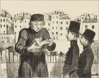 An illustration from Catalogue raisonné de l'oeuvre lithographié de Honoré Daumier (1904)