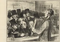 An illustration from Catalogue raisonné de l'oeuvre lithographié de Honoré Daumier (1904)