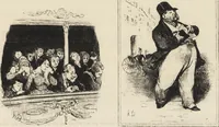 An illustration from Catalogue raisonné de l'oeuvre lithographié de Honoré Daumier (1904)