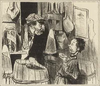 An illustration from Catalogue raisonné de l'oeuvre lithographié de Honoré Daumier (1904)
