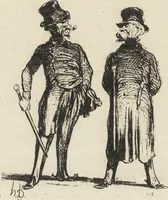An illustration from Catalogue raisonné de l'oeuvre lithographié de Honoré Daumier (1904)