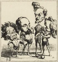An illustration from Catalogue raisonné de l'oeuvre lithographié de Honoré Daumier (1904)