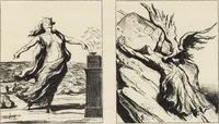 An illustration from Catalogue raisonné de l'oeuvre lithographié de Honoré Daumier (1904)