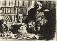 An illustration from Catalogue raisonné de l'oeuvre lithographié de Honoré Daumier (1904)