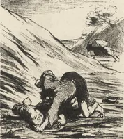 An illustration from Catalogue raisonné de l'oeuvre lithographié de Honoré Daumier (1904)