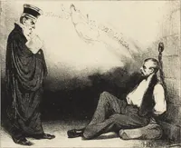 An illustration from Catalogue raisonné de l'oeuvre lithographié de Honoré Daumier (1904)