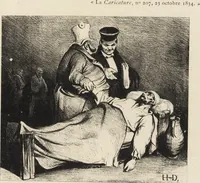 An illustration from Catalogue raisonné de l'oeuvre lithographié de Honoré Daumier (1904)