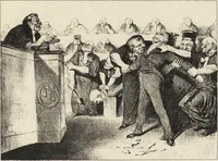 An illustration from Catalogue raisonné de l'oeuvre lithographié de Honoré Daumier (1904)