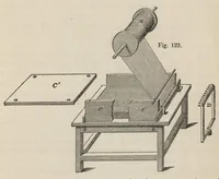 An illustration from The art of weaving, by hand and power: with an introductory account of its rise and progress in ancient and modern times .. (1844)