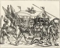 An illustration from Military and religious life in the Middle Ages and at the period of the Renaissance (1870)