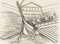 An illustration from Military and religious life in the Middle Ages and at the period of the Renaissance (1870)