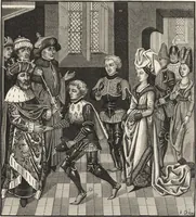 An illustration from Military and religious life in the Middle Ages and at the period of the Renaissance (1870)