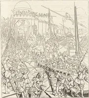 An illustration from Military and religious life in the Middle Ages and at the period of the Renaissance (1870)