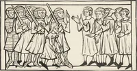An illustration from Military and religious life in the Middle Ages and at the period of the Renaissance (1870)