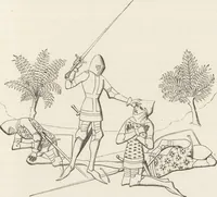 An illustration from Military and religious life in the Middle Ages and at the period of the Renaissance (1870)