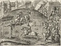 An illustration from Military and religious life in the Middle Ages and at the period of the Renaissance (1870)
