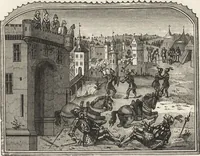 An illustration from Military and religious life in the Middle Ages and at the period of the Renaissance (1870)