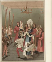 An illustration from Military and religious life in the Middle Ages and at the period of the Renaissance (1870)