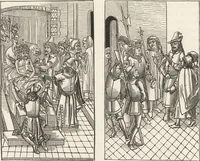An illustration from Military and religious life in the Middle Ages and at the period of the Renaissance (1870)