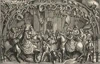 An illustration from Military and religious life in the Middle Ages and at the period of the Renaissance (1870)