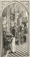 An illustration from Military and religious life in the Middle Ages and at the period of the Renaissance (1870)