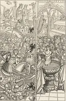An illustration from Military and religious life in the Middle Ages and at the period of the Renaissance (1870)