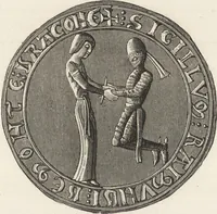 An illustration from Military and religious life in the Middle Ages and at the period of the Renaissance (1870)