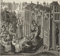 An illustration from Military and religious life in the Middle Ages and at the period of the Renaissance (1870)