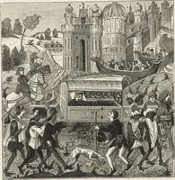 An illustration from Military and religious life in the Middle Ages and at the period of the Renaissance (1870)