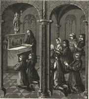 An illustration from Military and religious life in the Middle Ages and at the period of the Renaissance (1870)