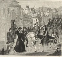 An illustration from Military and religious life in the Middle Ages and at the period of the Renaissance (1870)