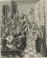 An illustration from Military and religious life in the Middle Ages and at the period of the Renaissance (1870)