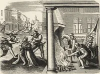 An illustration from Military and religious life in the Middle Ages and at the period of the Renaissance (1870)