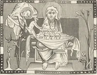 An illustration from Military and religious life in the Middle Ages and at the period of the Renaissance (1870)