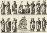 An illustration from Military and religious life in the Middle Ages and at the period of the Renaissance (1870)