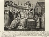An illustration from Military and religious life in the Middle Ages and at the period of the Renaissance (1870)