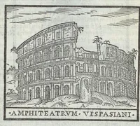 An illustration from Bartholomaei Marliani Vrbis Romae topographia; accvrate', tvm ex vetervm, tum etiam recentiorum fontibus hausta, (1588)