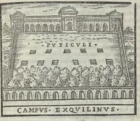 Picture 50 of 59 from Bartholomaei Marliani Vrbis Romae topographia; accvrate', tvm ex vetervm, tum etiam recentiorum fontibus hausta, (1588), leaf 318