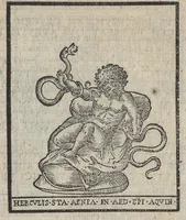 An illustration from Bartholomaei Marliani Vrbis Romae topographia; accvrate', tvm ex vetervm, tum etiam recentiorum fontibus hausta, (1588)