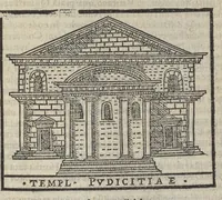 An illustration from Bartholomaei Marliani Vrbis Romae topographia; accvrate', tvm ex vetervm, tum etiam recentiorum fontibus hausta, (1588)